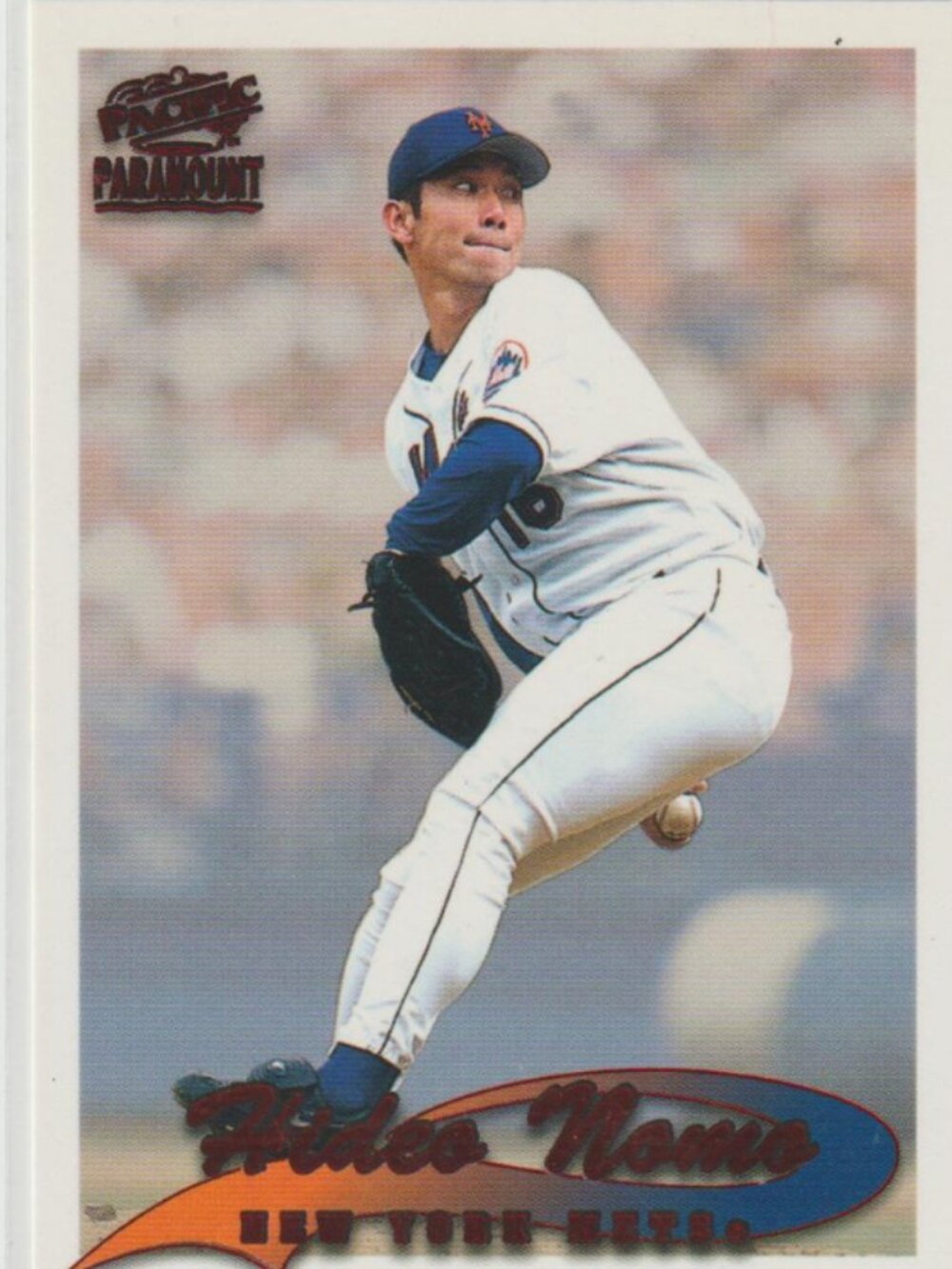 Rare Hideo Nomo 1999 Pacific Paramount Red Foil Parallel #152